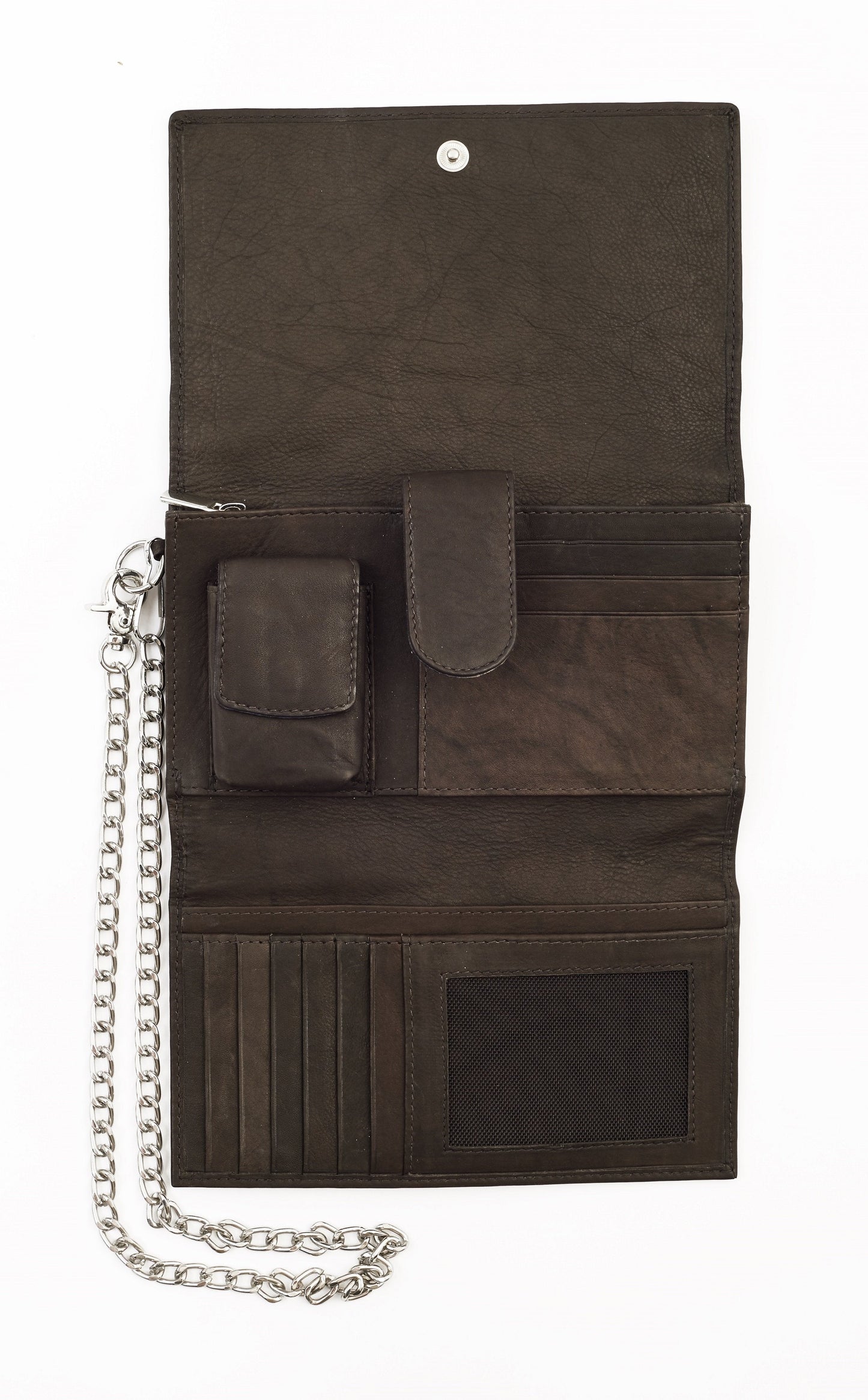 ZIPPO BIKER WALLET MOCCA LEATHER