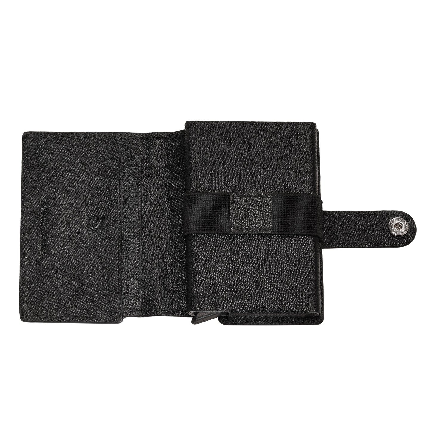 Saffiano Flip Wallet Open