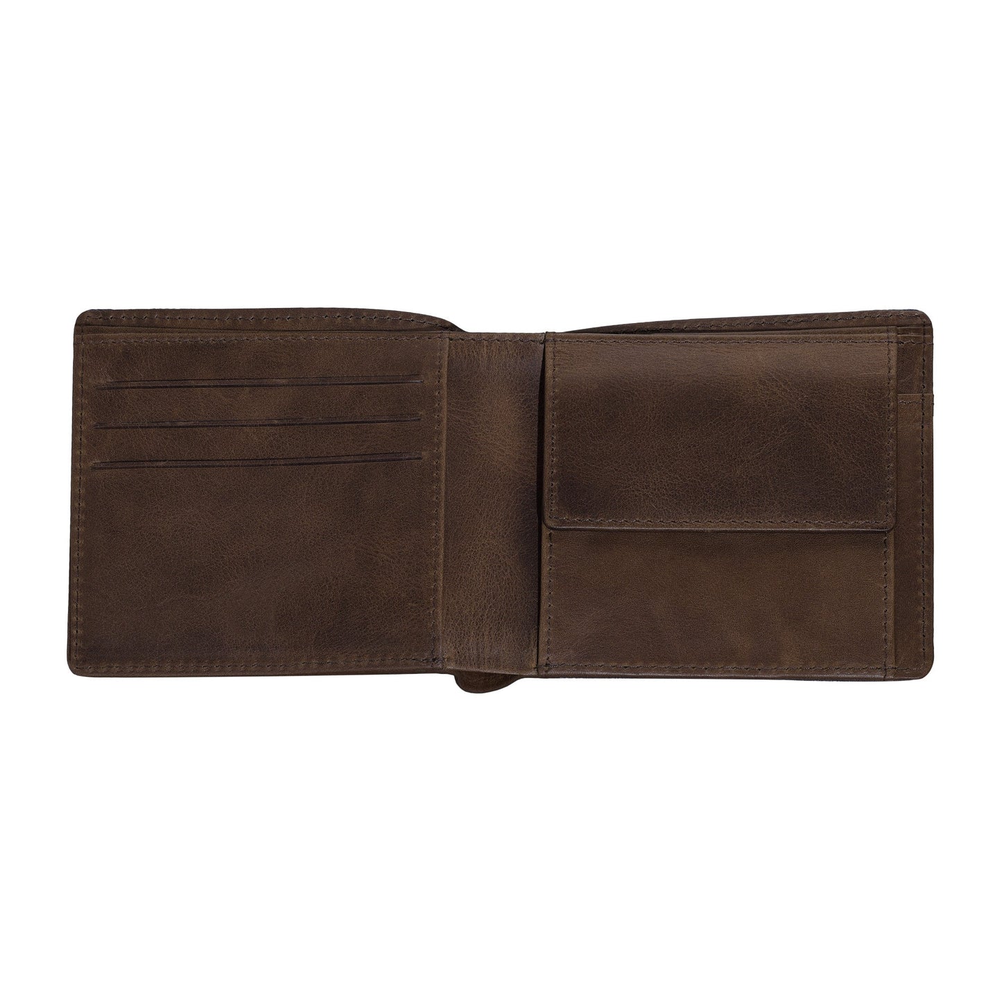 Denim Bi-Fold Wallet Inside