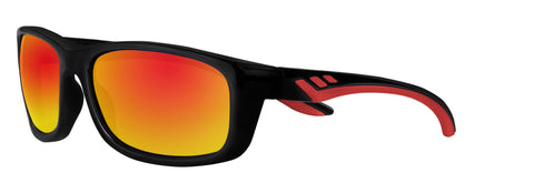 ZIPPO SUNGLASSES BLACK/RED