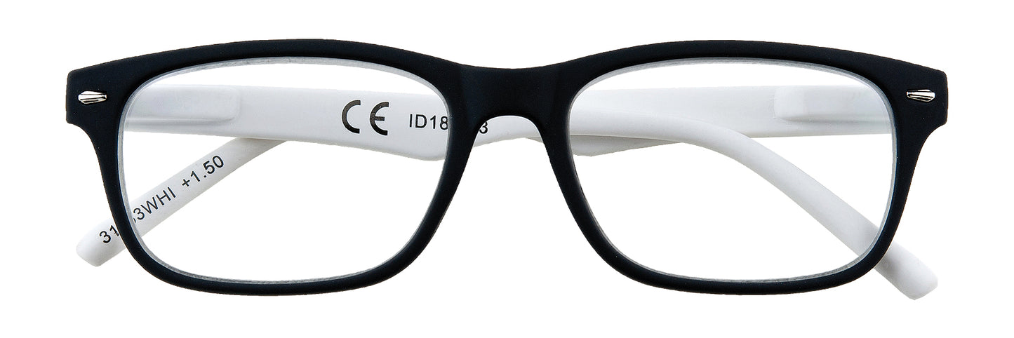 ZIPPO READGL 31Z-B3-WHI, BLACK, WHITE TEMPLES