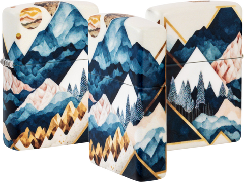 Geometric Mountains Design