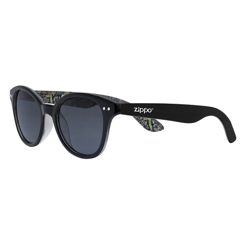 Zippo Sunglasses Black Oval