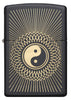 Front shot of Yin & Yang 2 Black Matte Windproof Lighter