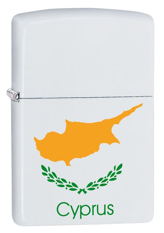 Cyprus Flag White Matte