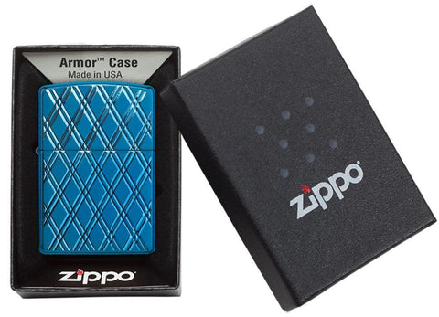 Armor® High Polish Blue Diamonds in its packaging
