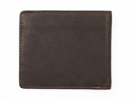ZIPPO WALLET MOCHA LEATHER BI-FOLD WITH COIN POCKET