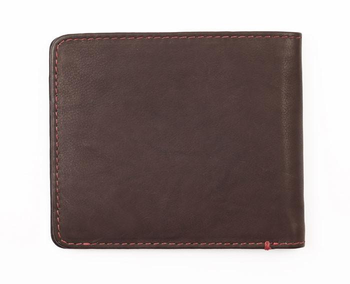 ZIPPO WALLET MOCHA LEATHER BI-FOLD WITH COIN POCKET