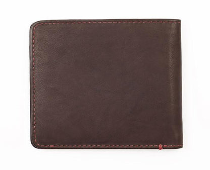 ZIPPO WALLET MOCHA LEATHER BI-FOLD WITH COIN POCKET
