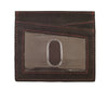 ZIPPO 27-WALLET MOCCA LEATHER CREDIT CARD HOLDER