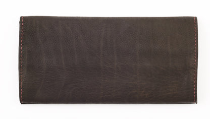 ZIPPO TOBACCO POUCH MOCCA LEATHER TRI-FOLD