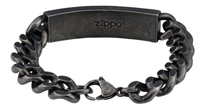 ZIPPO ANTIQUE BRACELET CHAIN W. PLATE