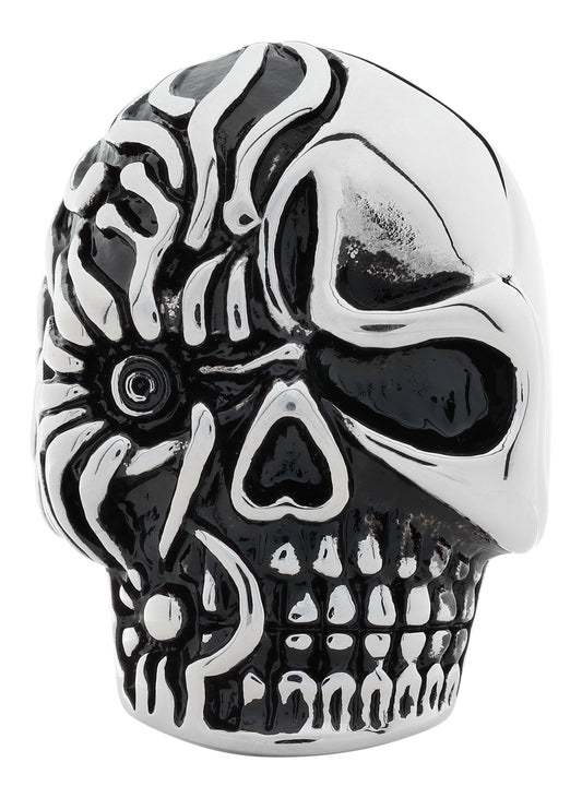 ZIPPO STAINLESS STEEL SKULL RING