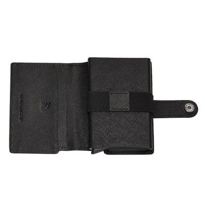 Saffiano Flip Wallet Open