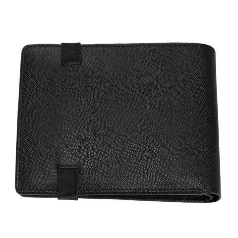 Saffiano Top-Fold Strap Wallet