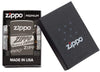 Front view of the Zippo Logo Design closed in one box packaging