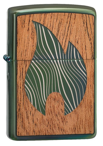Front view of the WOODCHUCK USA Flame Lighter shot at a 3/4 Catalog angle