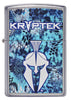 Front of Kryptek® Pontus Street Chrome™ Windproof Lighter