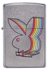Front of Playboy Street Chrome™ Windproof Lighter