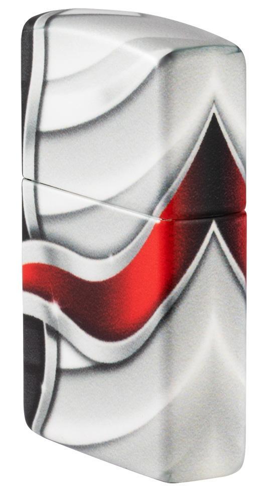 Angled shot of Flame Design 540 Color Windproof Lighter showing the front and right side of the lighter