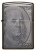 Front view of the Currency Design Lighter 