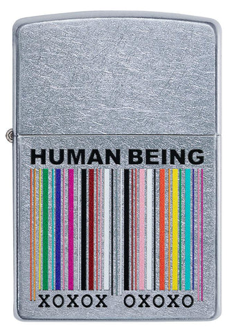Front of Human Being Design Street Chrome™ Windproof Lighter