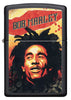 Bob Marley black matte windproof lighter- standing facing the forward
