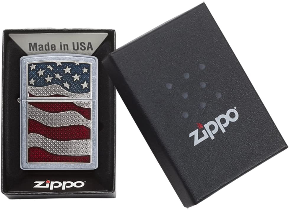 DIAMOND PLATE USA FLAG