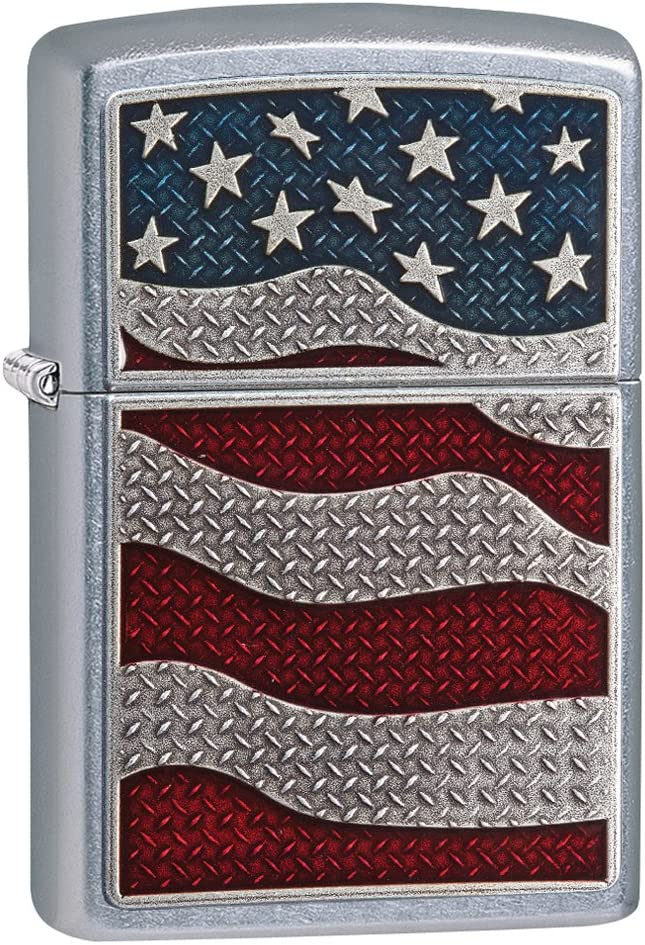 DIAMOND PLATE USA FLAG