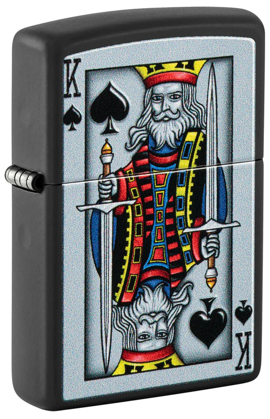 ZIPPO KING OF SPADE DESING