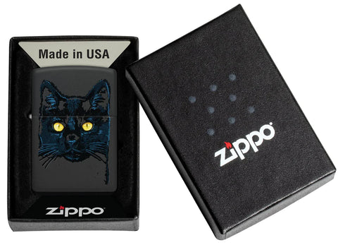 ZIPPO BLACK CAT DESIGN