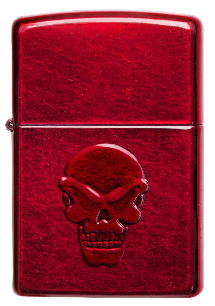 Front view of the Doom Skull Lighter