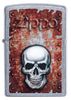 Front view of the Rusted Skull Design Lighter 