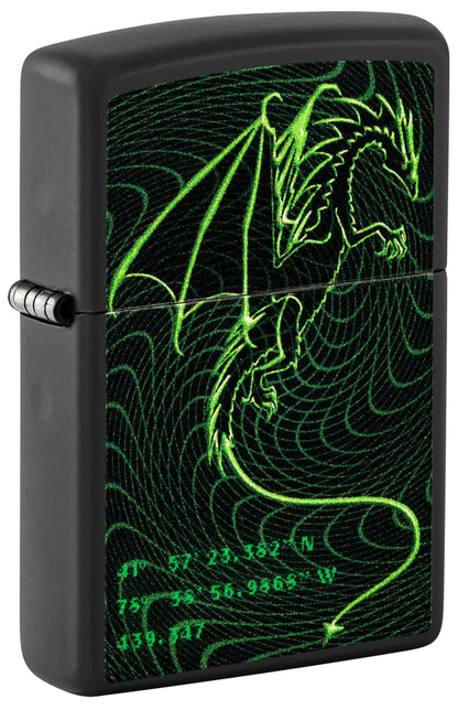 ZIPPO CYBERPUNK DRAGON DESING