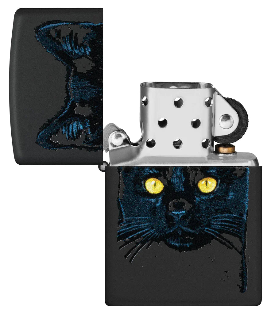 ZIPPO BLACK CAT DESIGN