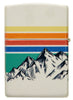 Back view of Zippo Mountain Design 540 Color Windproof Lighter.