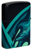 Back shot of Zippo Mermaid Design 540 Color Windproof Lighter standing at a 3/4 angle.