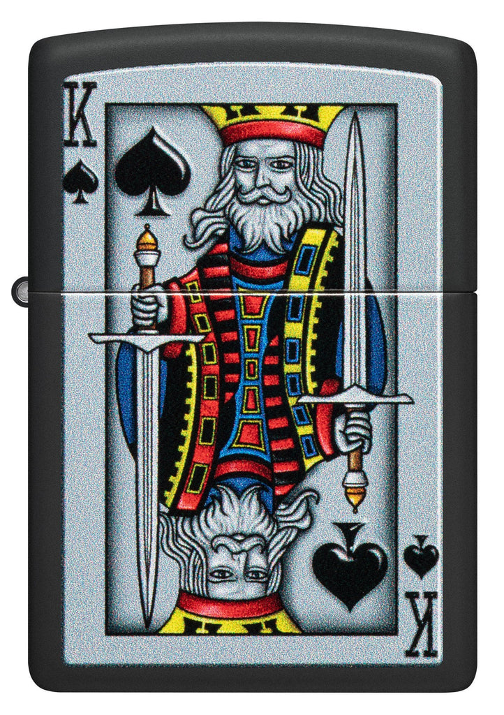 ZIPPO KING OF SPADE DESING