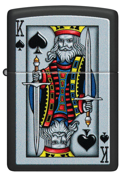 ZIPPO KING OF SPADE DESING